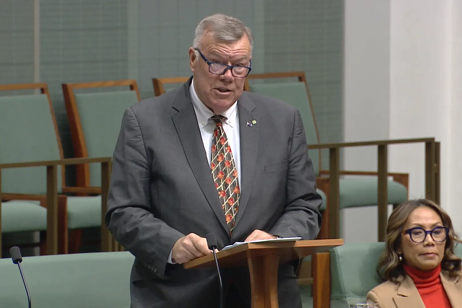 <p>Member for Farrer, One Nation\\'s David Farley.</p>\\n