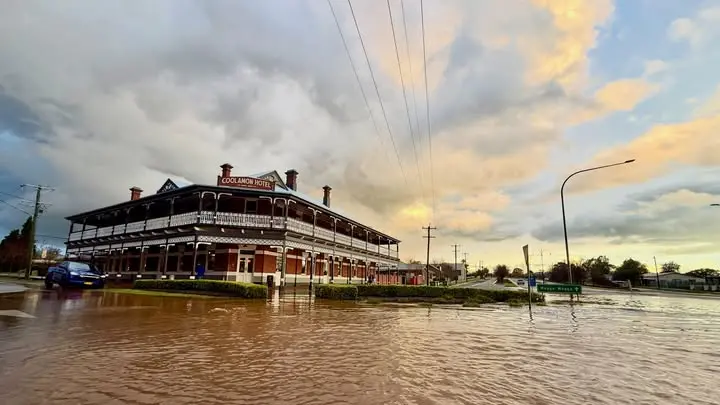 Coolamon drenched after deluge of rain