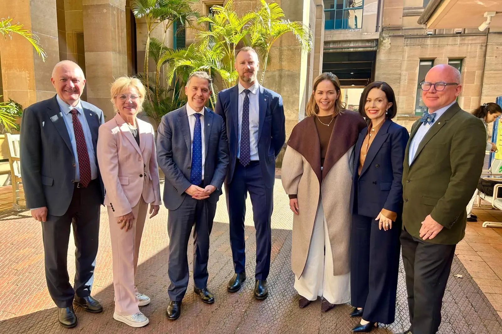 <p>David Harris, Helen Dalton, Ryan Park, Liam O\\u2019Meara, Annie Hobden, Prue Carr, Dominic Row.</p>\\n