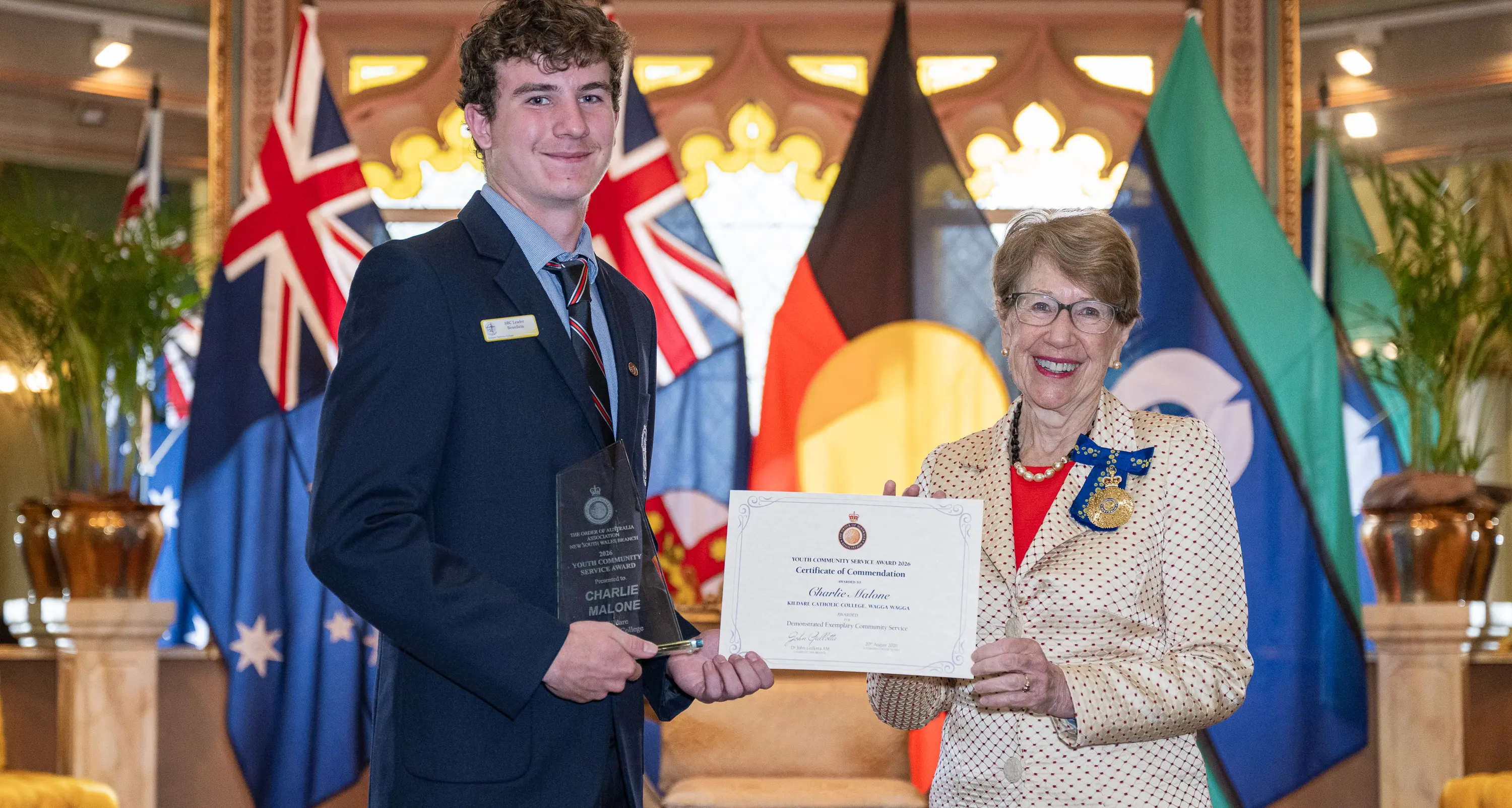 Youth award for former Matong School student