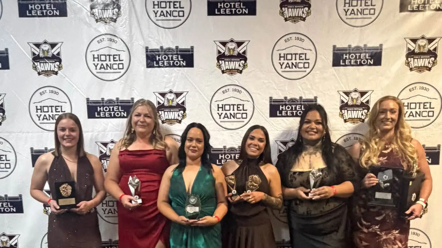 Yanco-Wamoon Hawks RLFC awards presentation