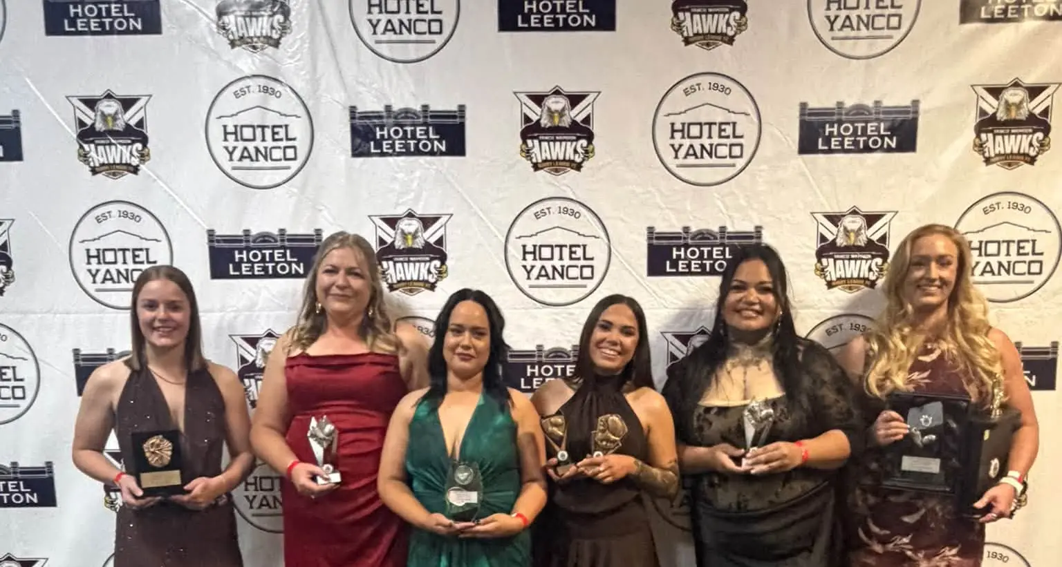 Yanco-Wamoon Hawks RLFC awards presentation