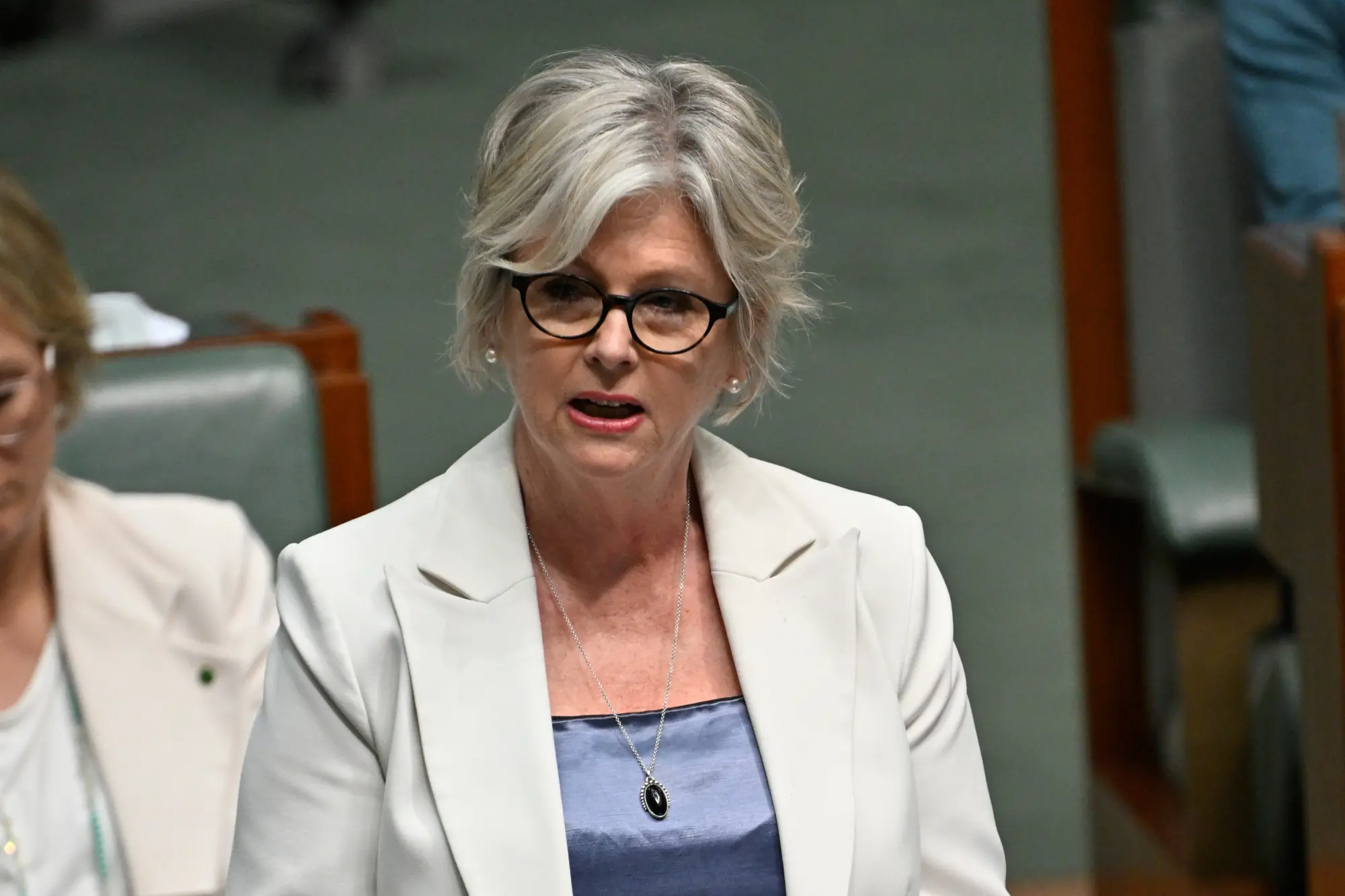 Helen Haines, Deputy Chair of the Joint Select Committee on the National Anti-Corruption Commission, tables the Committee report on behalf of Senator White, Chair of the Committee
