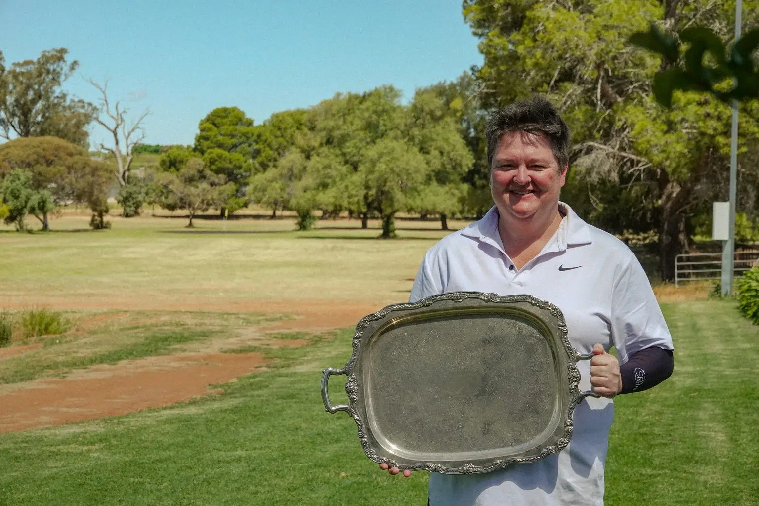 <p>Coolamon\\u2019s Andrea Hilton.</p>\\n
