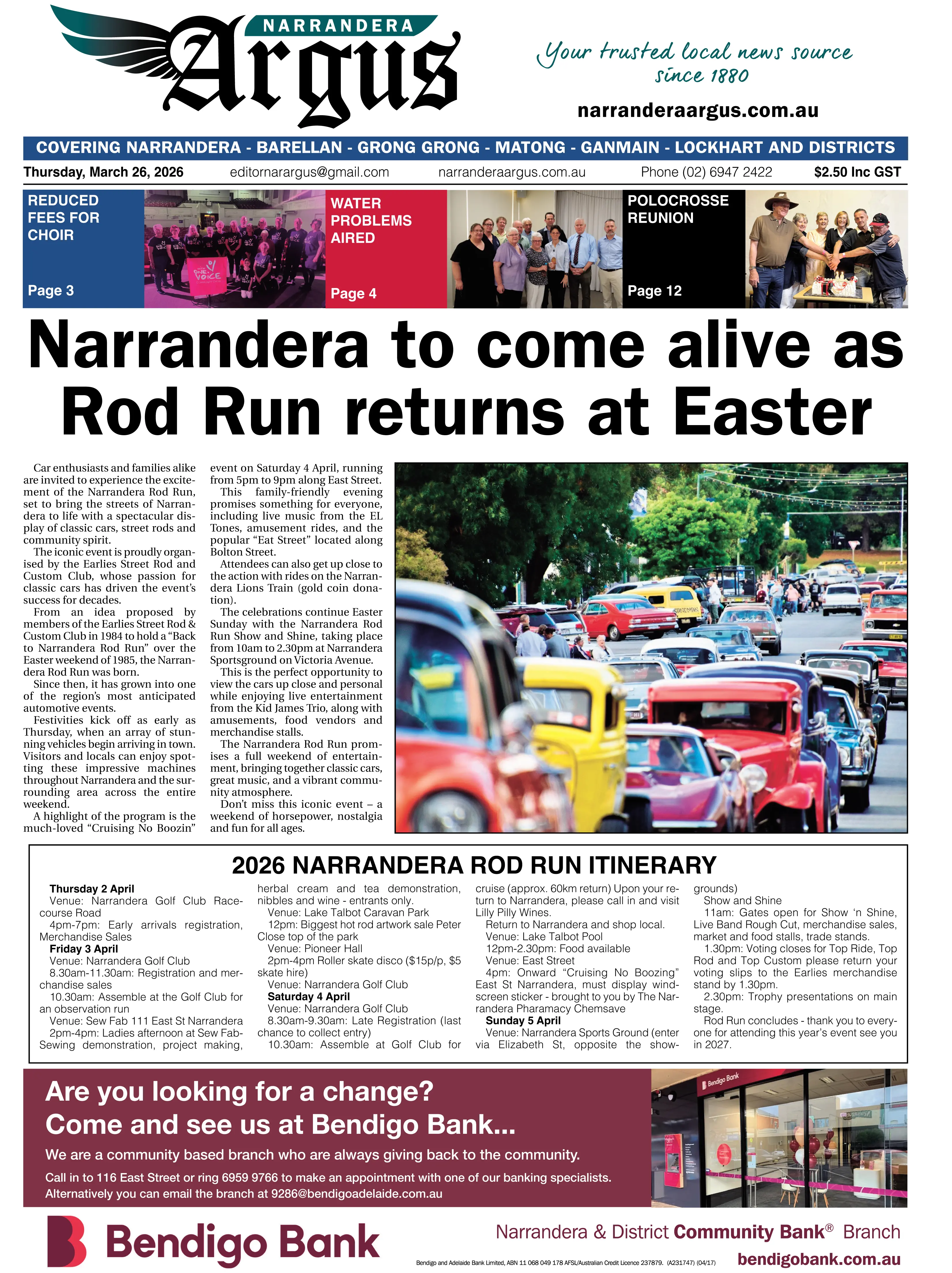 Narrandera Argus, Thursday, March 26, 2026