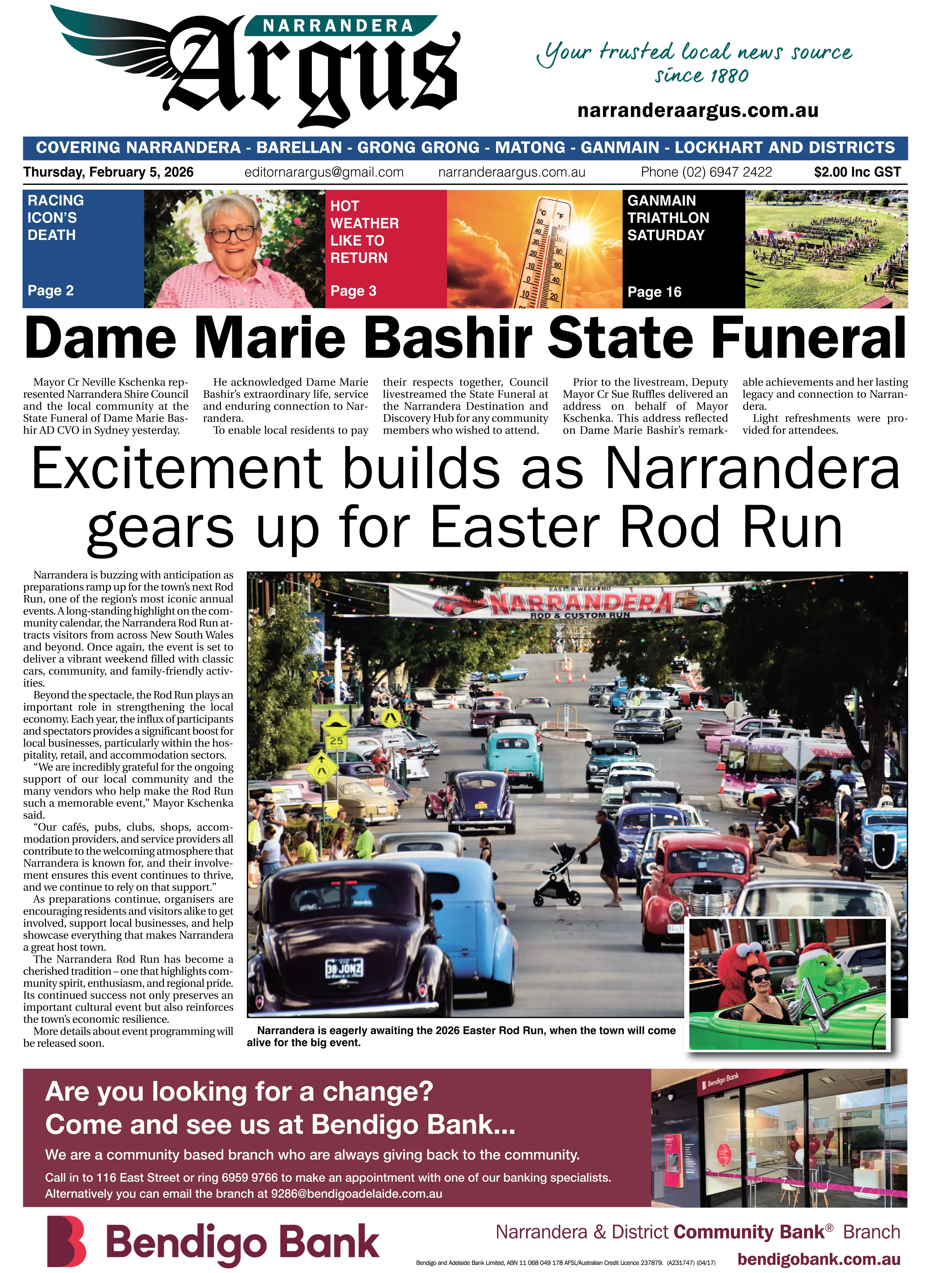 Narrandera Argus, Thursday, February 5, 2026