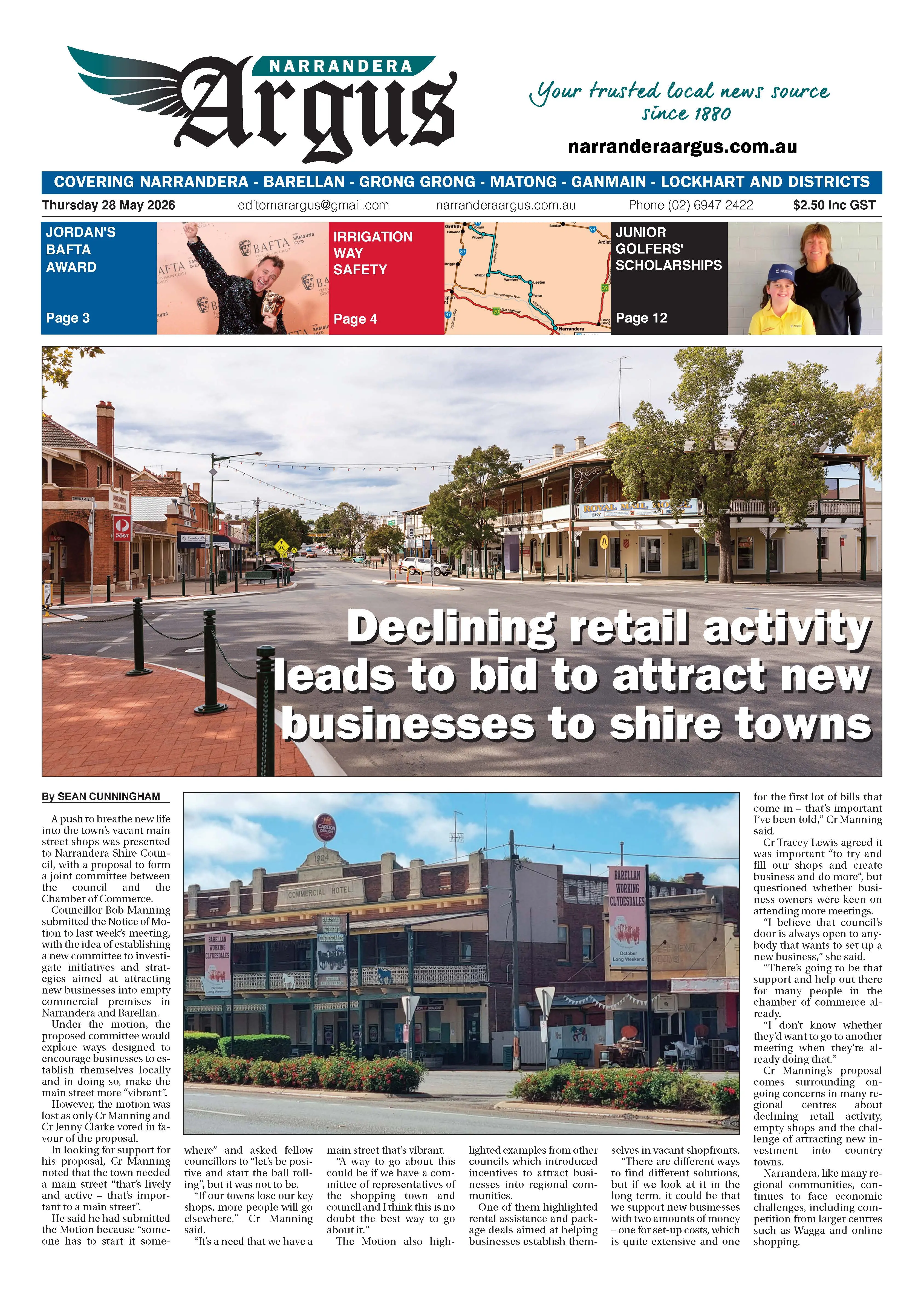 Narrandera Argus, Thursday 28 May 2026