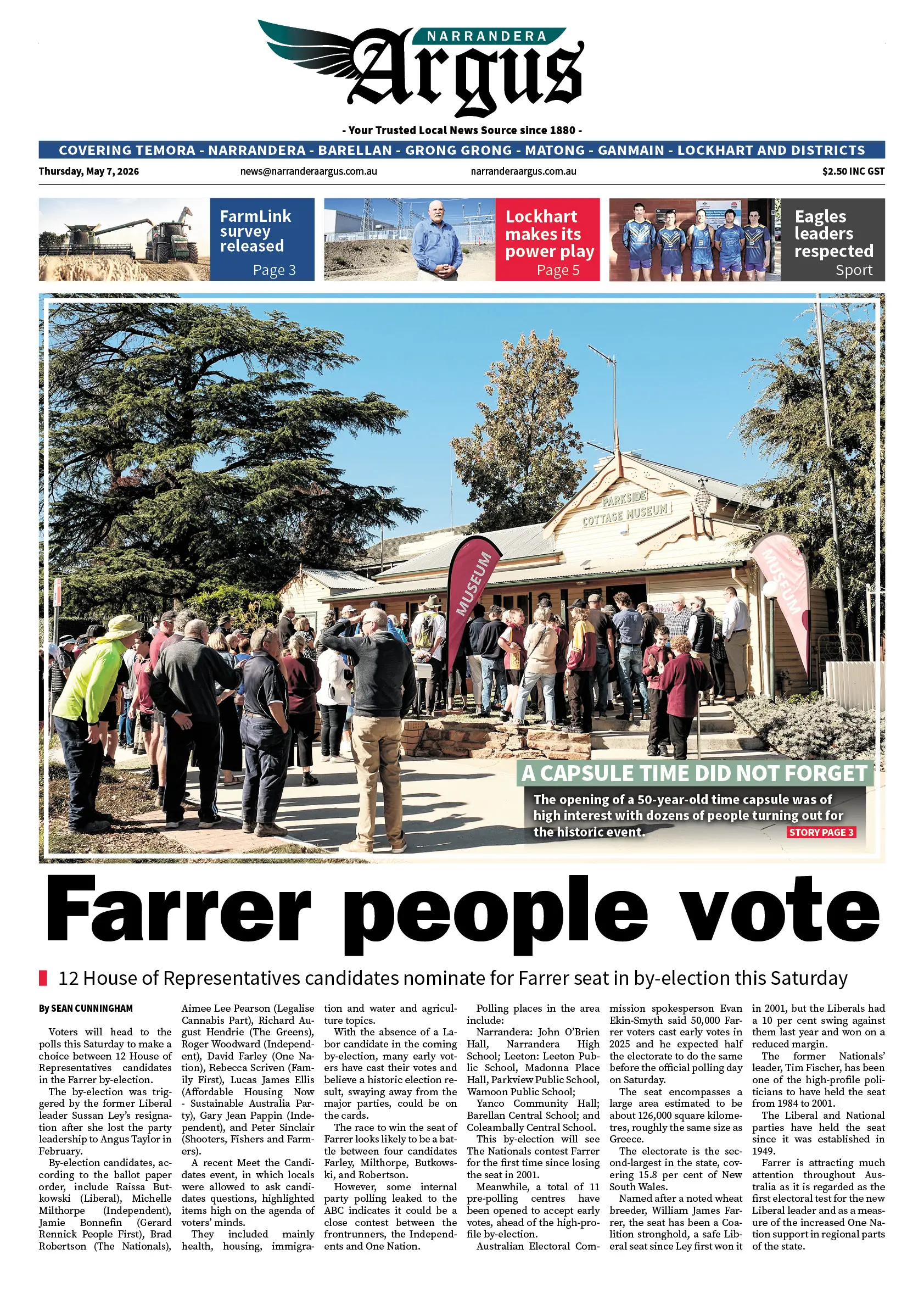 Narrandera Argus, Thursday, May 7, 2026